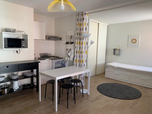 Toulouse 31400 Pont des demoiselles T1 bis meublé de 32.01 m² avec parking sous sol,