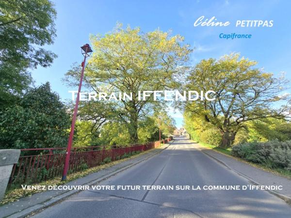 Terrain constructible à vendre de 350 m² IFFENDIC (35)