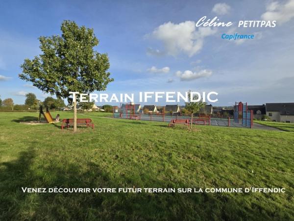 Terrain constructible à vendre de 350 m² IFFENDIC (35)