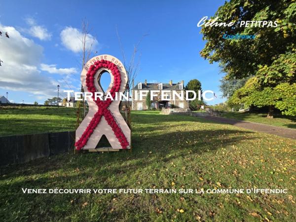 Terrain constructible à vendre de 350 m² IFFENDIC (35)