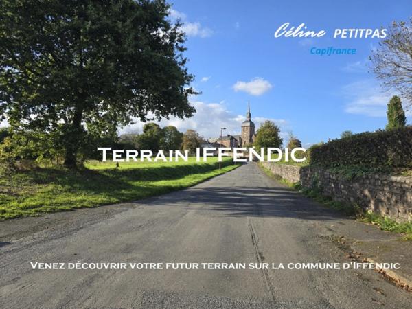 Terrain constructible à vendre de 350 m² IFFENDIC (35)