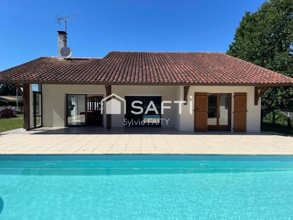 Maison T6 - piscine - garage 95 m² - grande parcelle