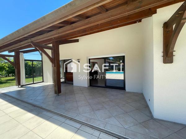 Maison T6 - piscine - garage 95 m² - grande parcelle