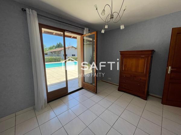 Maison T6 - piscine - garage 95 m² - grande parcelle