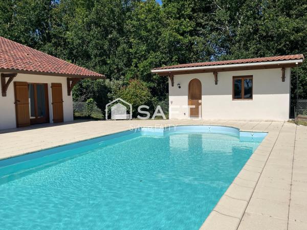 Maison T6 - piscine - garage 95 m² - grande parcelle