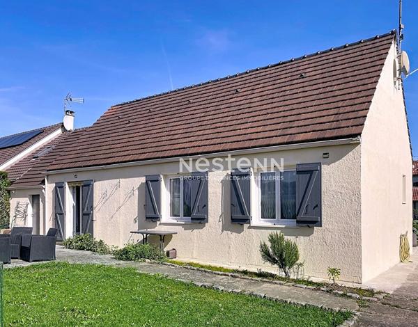 Maison de plain pied à vendre à Montsoult - 80 m² habitables - 3 chambres, Beau terrain