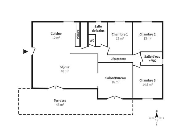 Maison 5 pièces - 126 m² Exclusivité efficity