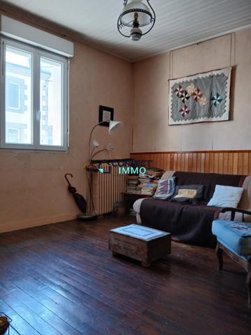 Maison de vie de plain-pied au centre ville.