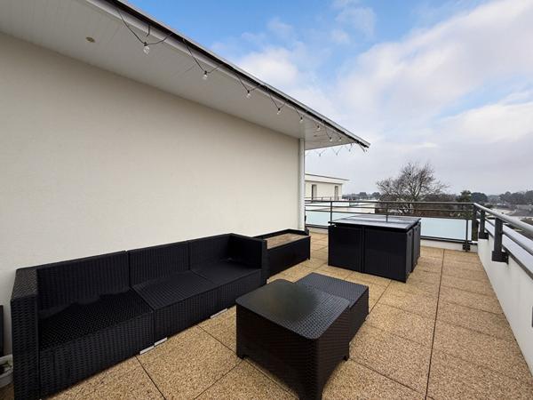 Appartement de 54m², 2 pièces, terrasse de 40m²