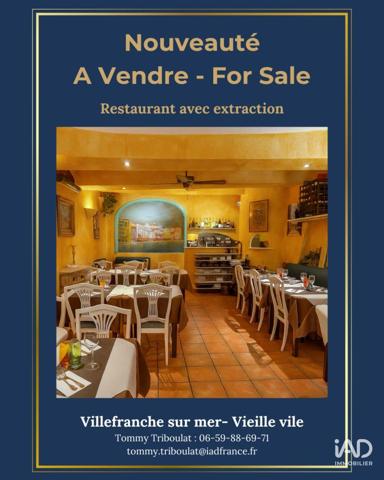 Restaurant à vendre 80 m² Villefranche-sur-Mer