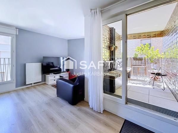 Deux pièces avec patio