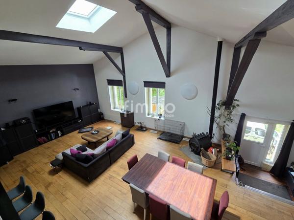 Ambès, Maison rénovée, séjour cathédrale 75 m²