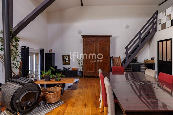 Ambès, Maison rénovée, séjour cathédrale 75 m²
