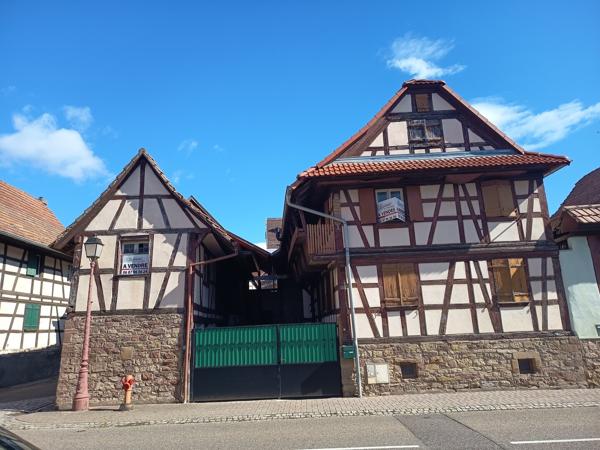 Maison alsacienne au cœur du village – beau potentiel de rénovation