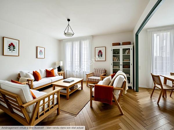 Nantes Tortière - Appartement T3, 67m², place de parking et cave