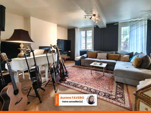 Maison de caractère 7 pièces avec potentiel professionnel et grands volumes à Longny au Perche (61)