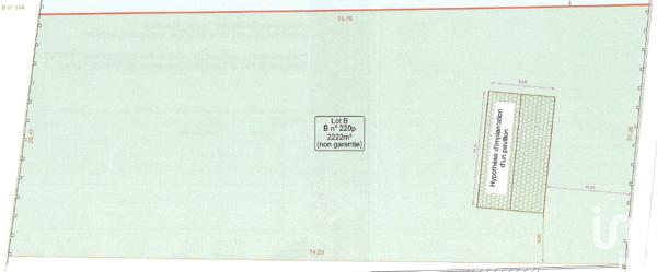 Terrain à vendre 2 222 m² Chaumes-en-Brie