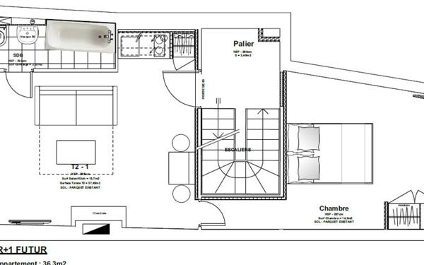 Appartement à louer    2 pièces •  La Rochelle