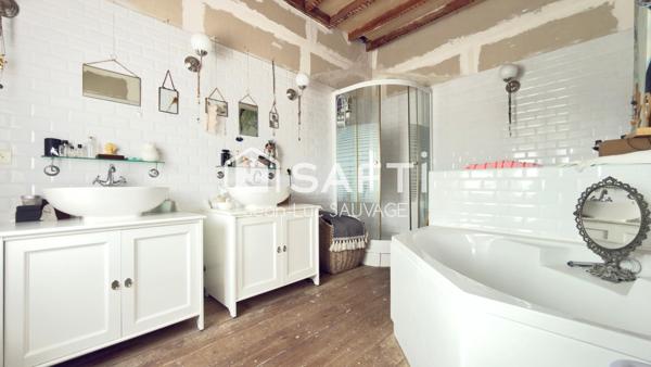 Maison familiale 3 chambres avec extérieur