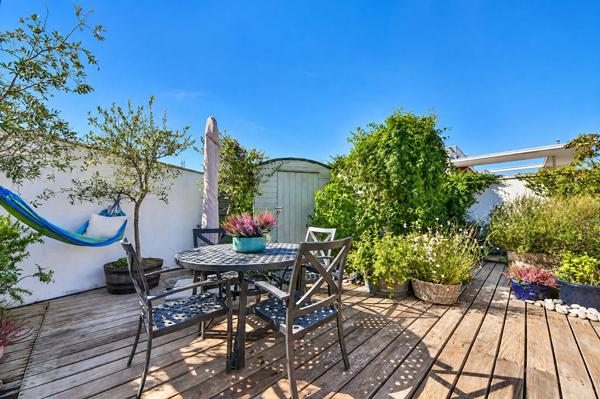 Duplex en dernier étage avec jardin paysager