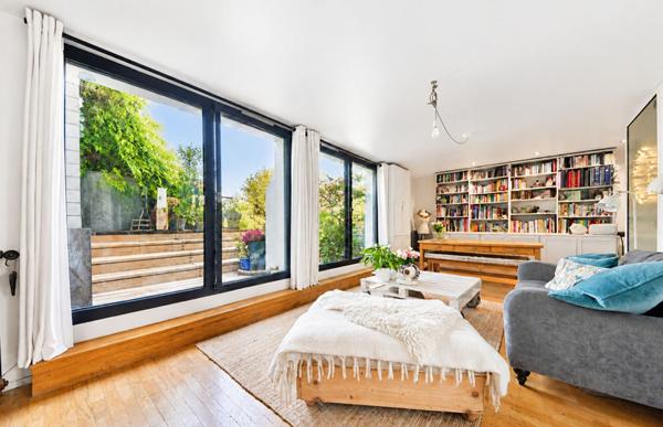 Duplex en dernier étage avec jardin paysager