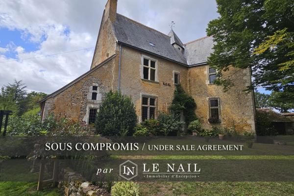 Authentique manoir du XVe siècle dans la région du Mans