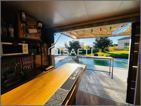 VILLENEUVE -DE-LA-RAHO, MAGNIFIQUE VILLA  AVEC VUE ET PISCINE!