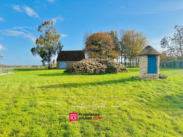 Terrain de 2 420 m² avec grange en pierre meulière ( + vente maison attenante )