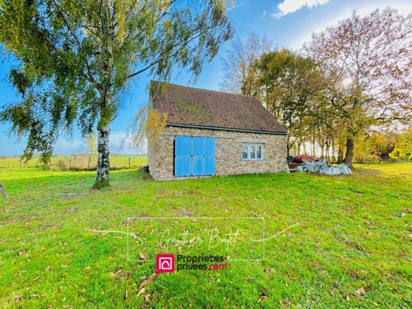 Terrain de 2 420 m² avec grange en pierre meulière ( + vente maison attenante )