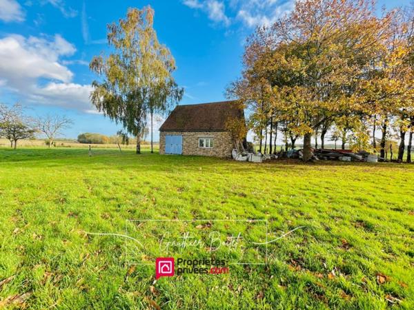 Terrain de 2 420 m² avec grange en pierre meulière ( + vente maison attenante )
