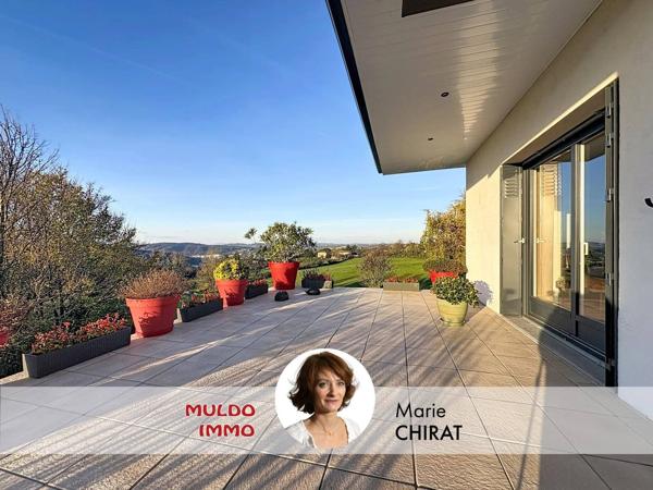Maison vue exceptionnelle secteur recherché hauteurs de Vienne
