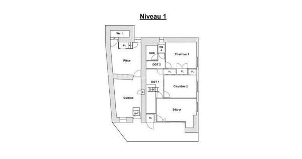 CELLIERS-LA THUILE Maison de village 105 m2 accès Valmorel Grand Domaine