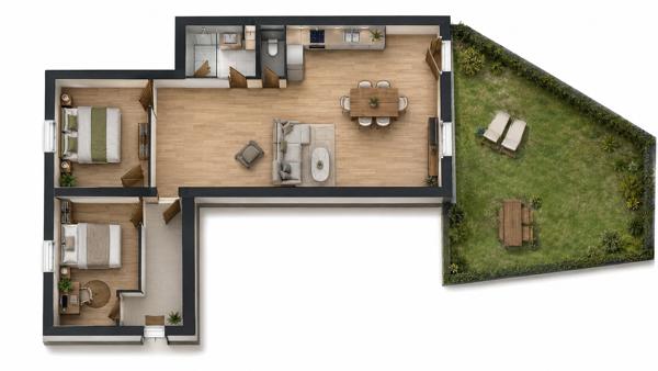 Appartement à vendre 3 pièces 88 m² Novéant-sur-Moselle