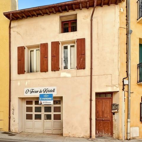 Dpt des Pyrénées Orientales (66) - A vendre Maison de village 86 m² – Centre village d'Argelès sur Mer