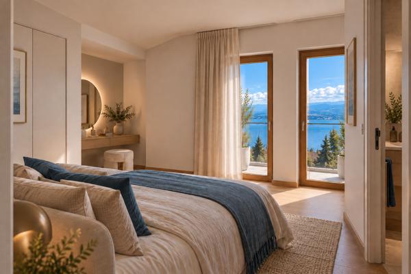 VILLAS KALLY – ÉVIAN-LES-BAINS – VILLA NEUVE AVEC VUE SUR LE LAC LÉMAN – 850 000 €
