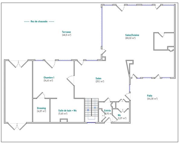 Maison familiale rénovée 230 m² – 4 chambres – Suite au RDC – Centre Chaponost