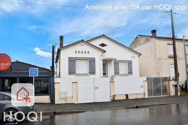 PLEIN CENTRE DE BERGERAC  COQUETTE MAISON 2 CH TERRAIN