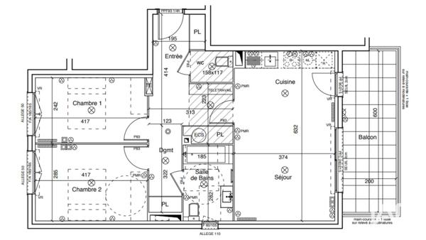 Appartement à vendre 3 pièces 66 m² Castellar