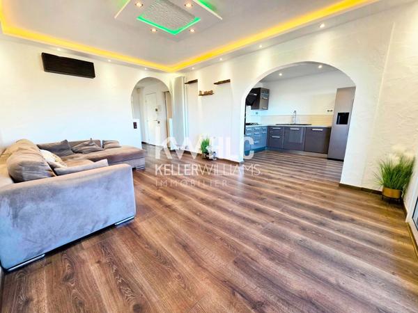 Grasse – 4 pièces rénové avec terrasse et aperçu mer