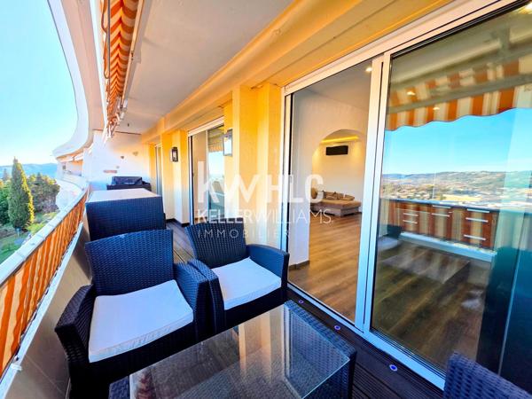 Grasse – 4 pièces rénové avec terrasse et aperçu mer