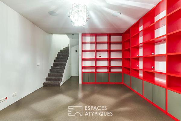 Loft mixte dans un ancien parking réhabilité à Montmartre