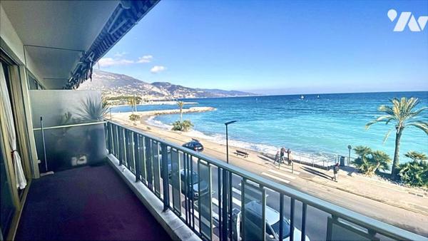 Roquebrune-Cap-Martin, front de Mer 2 pièces 51 ² traversant 