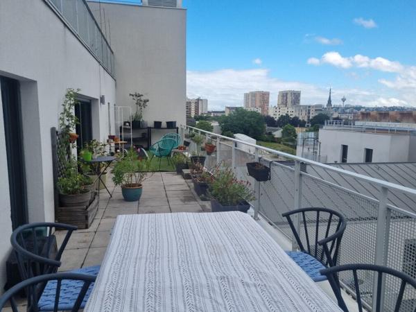 Appartement Aubervilliers 4 pièce(s) 86.75 m2 Terrasse 36.23 m2