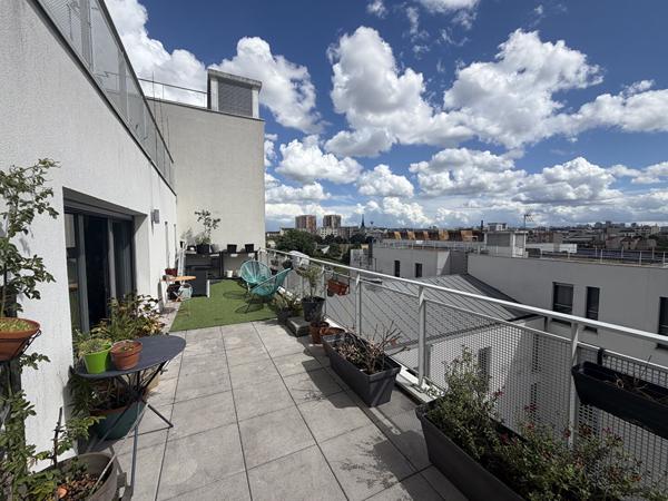 Appartement Aubervilliers 4 pièce(s) 86.75 m2 Terrasse 36.23 m2