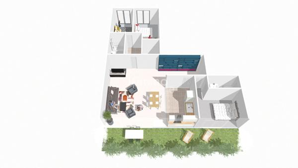 Appartement 5 pièces - jardin privatif - Proche bords de Marne