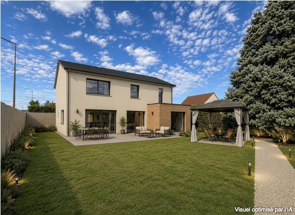 TERRAIN CONSTRUCTIBLE 366 m² ? FRENEUSE (78840) ? CENTRE-VILLE
