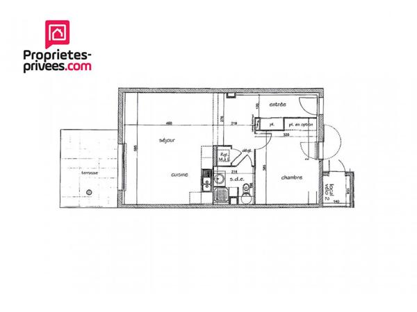 Appartement T2 de 56 m2 proche bourg St-Philibert 56470