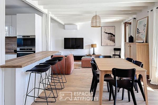 Maison rénovée avec studio indépendant, piscine et jardin paysager