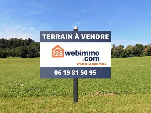 Terrain à bâtir 408 m² à Trédrez-Locquémeau 22300