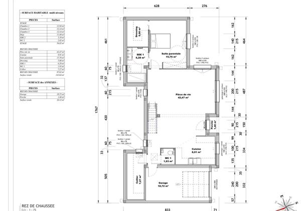 Maison
                                                                                                                                                                                                                                                                                                                        5 pièce(s)                                                                                                                                                                                                          4 chambre(s)                                                                                                                                                                                                          143.64  m²